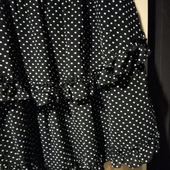 Ruffle Polka Dot Dress - Picture 3 of 6